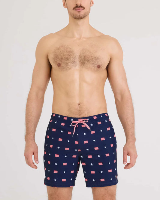 Saxx Men's Oh Buoy 2N1 Classic Swim Trunk 7" With Liner | USA