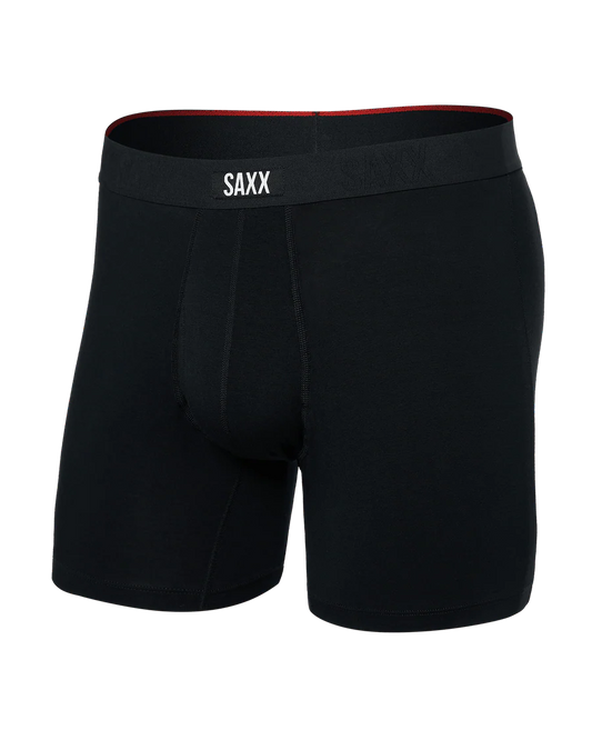 Saxx Vibe Xtra Soft Comfort Soft Comfort Boxer Brief 6"- Black
