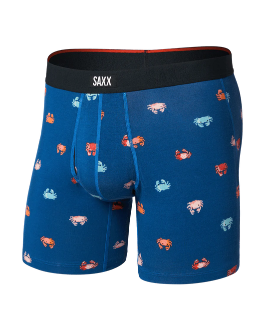 Saxx Vibe Xtra Soft Comfort Soft Comfort Boxer Brief 6" | Crab Boil