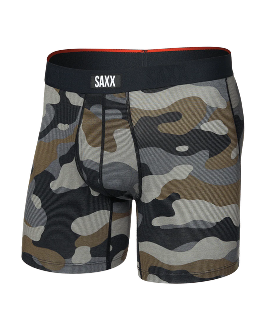 Saxx Vibe Xtra Soft Comfort Soft Comfort Boxer Brief 6"- Dunk Tank Camo
