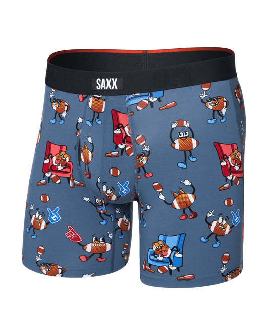 Saxx Vibe Xtra Soft Comfort Soft Comfort Boxer Brief 6"- Game Day