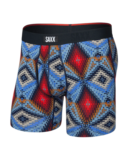 Saxx Vibe Xtra Soft Comfort Soft Comfort Boxer Brief 6"- Mesa Mosaic