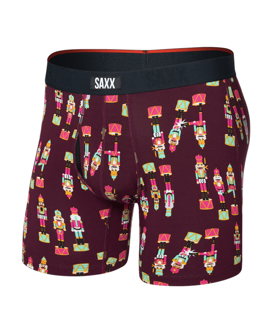 Saxx Vibe Xtra Soft Comfort Soft Comfort Boxer Brief 6"- Nutcracker