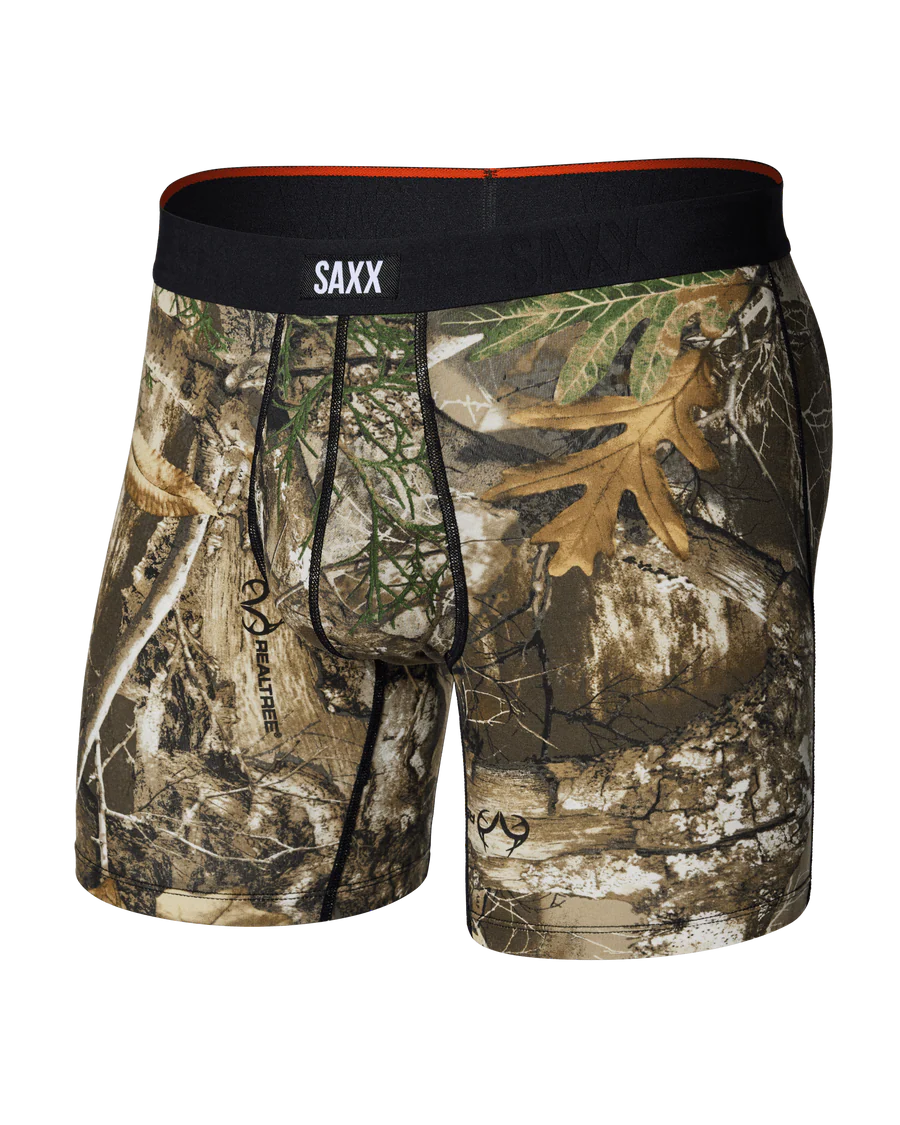 Saxx Vibe Xtra Soft Comfort Soft Comfort Boxer Brief 6"- Realtree Edge