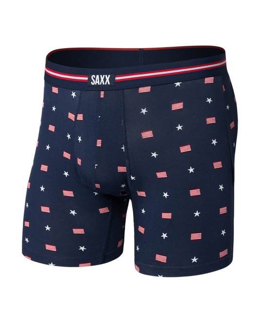 Saxx Vibe Xtra Soft Comfort Soft Comfort Boxer Brief 6" - Maritime
