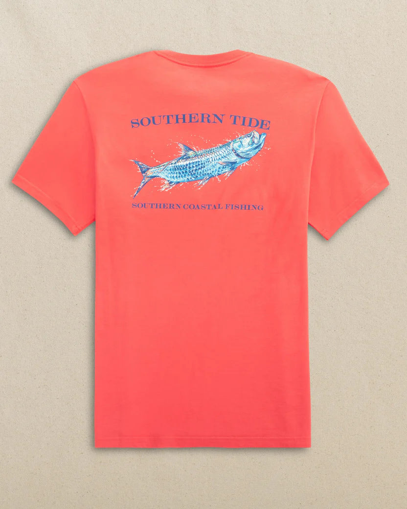 Southern Tide Tarpon Southern Coastal Fishing Short Sleeve T-Shirt