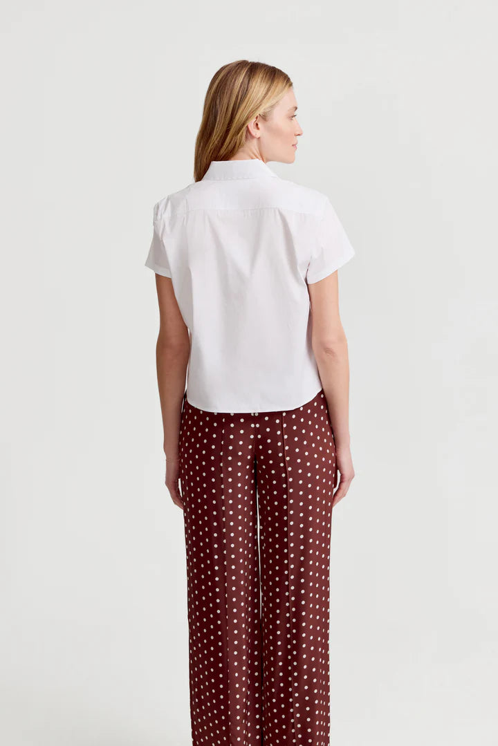 The Shirt The Boxy Short Sleeve Cropped Shirt