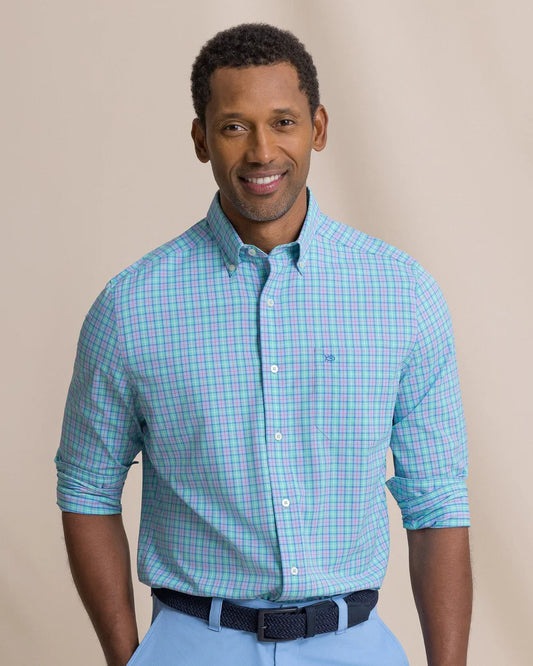 Southern Tide Men's Tortuga Plaid Coastal Breeze® Sport Shirt