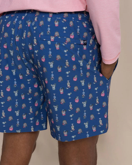 Southern Tide Men's Tropical Tango Maritime Swim Trunk