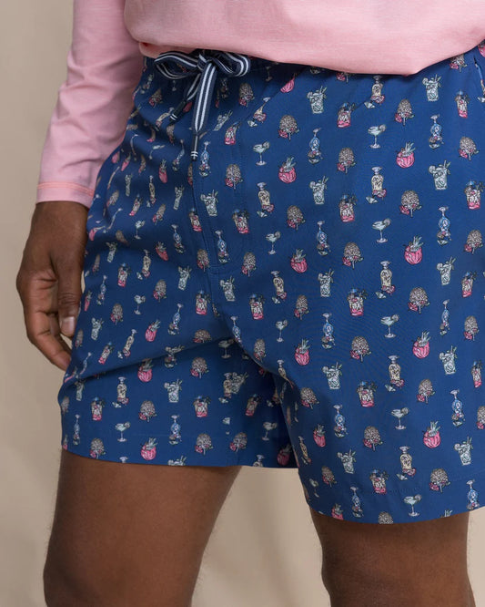 Southern Tide Men's Tropical Tango Maritime Swim Trunk