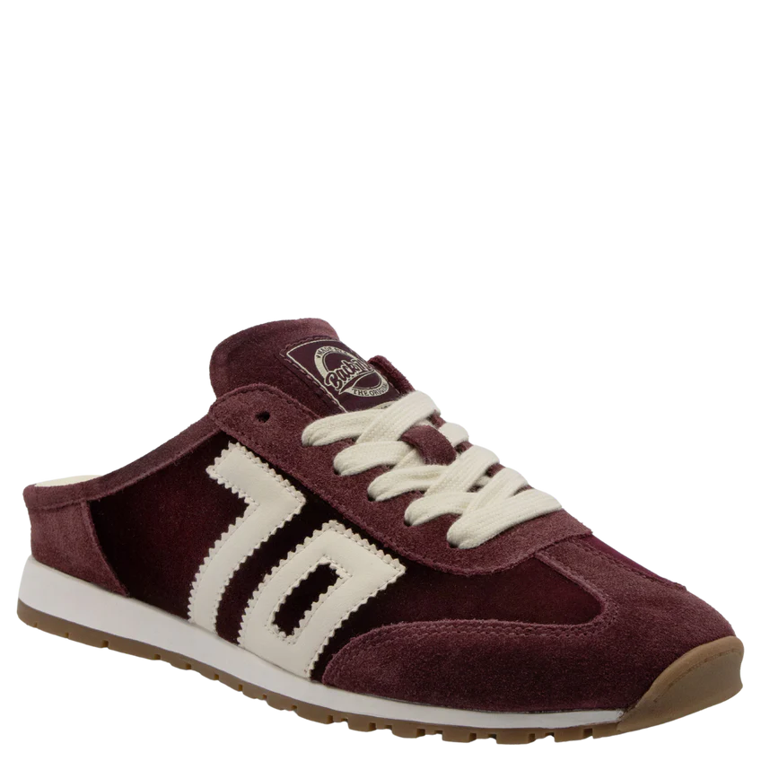Back 70 Venice W26 In Velvet Wine Backless Sneakers