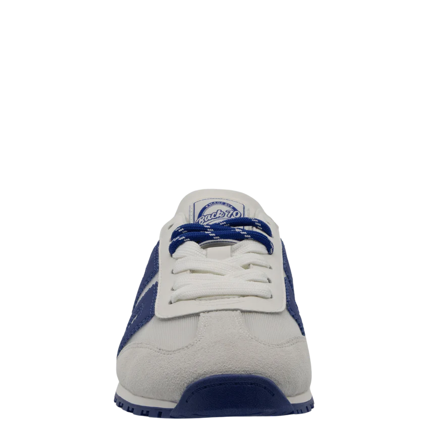Back 70 Venice In White Blue Backless Sneakers