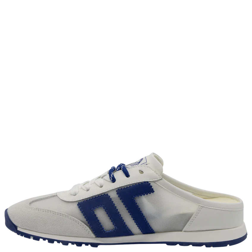 Back 70 Venice In White Blue Backless Sneakers