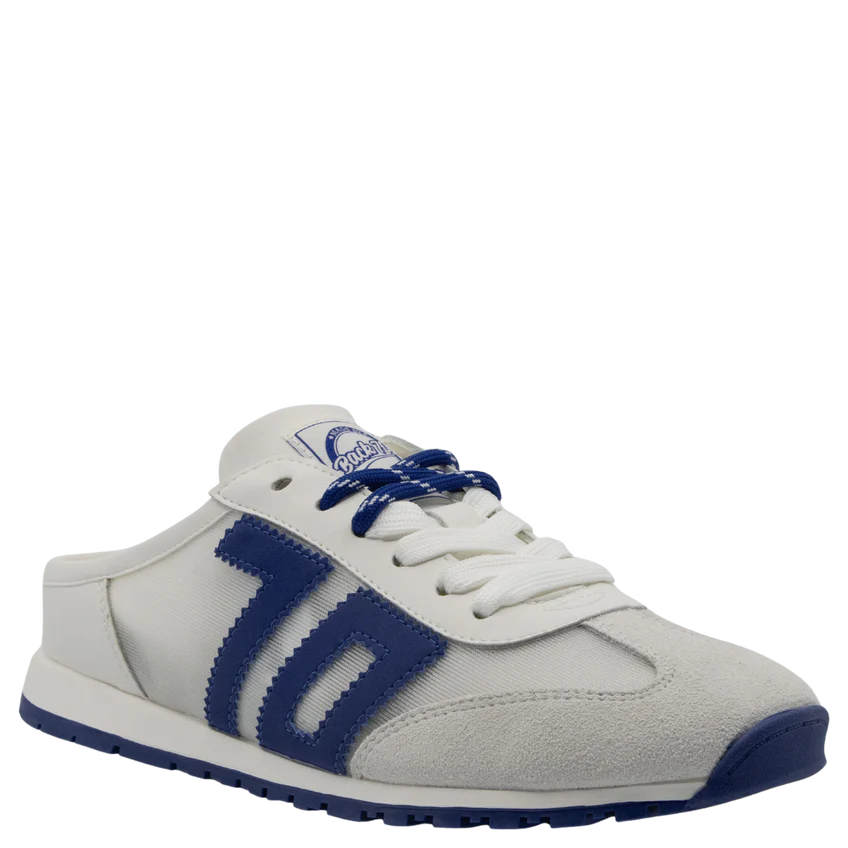 Back 70 Venice In White Blue Backless Sneakers